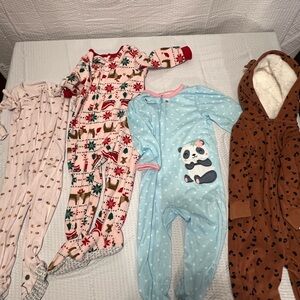 Lot Of 18 Month Girl Pajamas